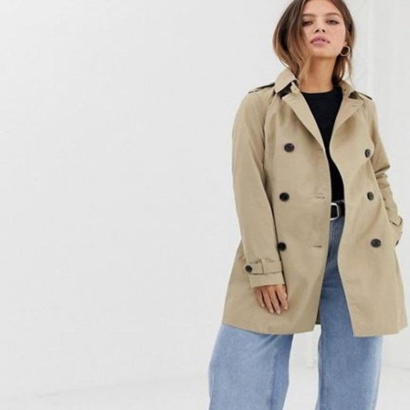 Pimkie Jackets & Blazers - SOLD OUT!!   Pimkie trench coat with tie detail in beige